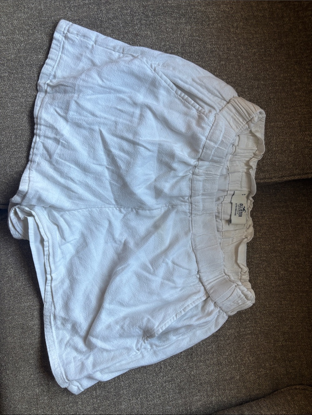 Hollister White Women's Comfortable Shorts
